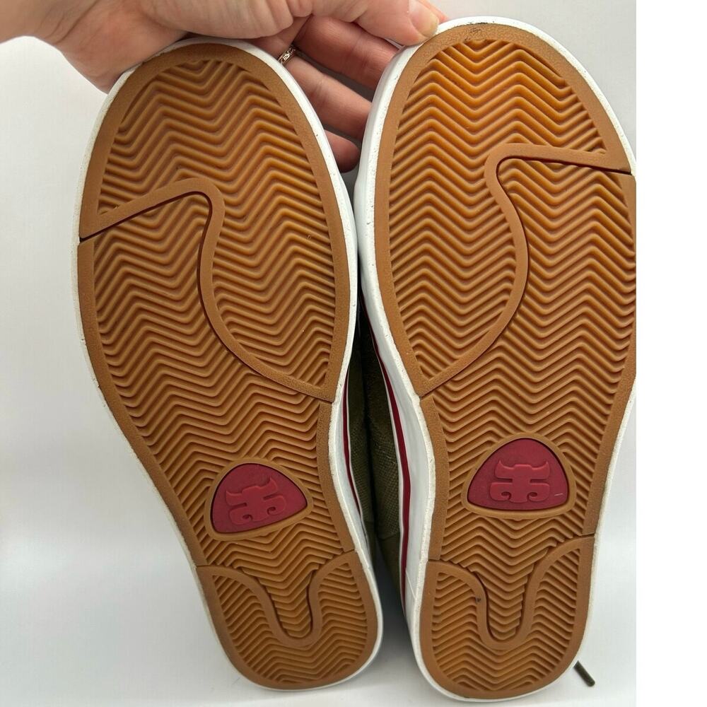 RARE Ipath Men's Stash Vulc Skate Shoe, Dark Olive Suede Hemp,7 M US - Picture 8 of 9